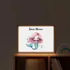 Zeemeermin - Roze Light Box met batterij (Wandlamp kind) middel -sfeer1_kind