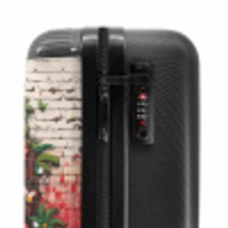 Waterval in graffiti stijl NBS - Handbagage koffer - Unisex middel -slot