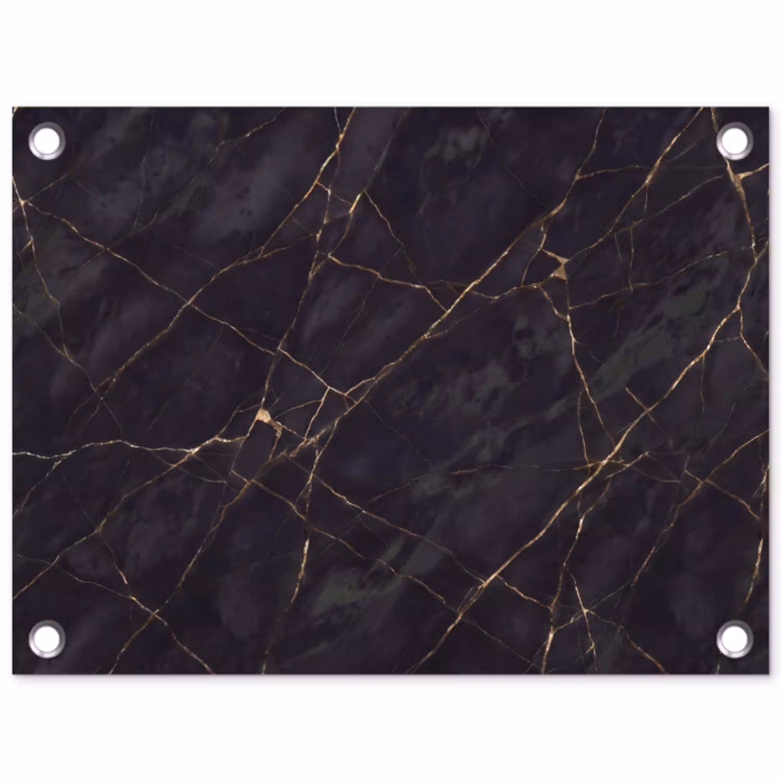 Textuur - Gouden lijnen - Abstract - Modern - Zwart tuinposter los doek klein -3d