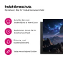 Fantasy - Kosmos - Landschap Inductie beschermer vinyl 3mm klein -zzzzzzz-lf-ups