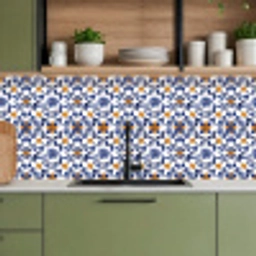 Patroon - Modern - Kleurrijk keuken achterwand 2 middel 871 -sfeer3