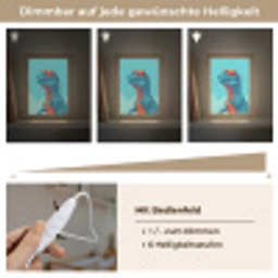 T-Rex - Blauw - Wolken - Zonnebril Light Box met kabel klein -USP_dimbaarDE