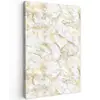 Marmer - Wit - Expressief - Goudaccenten Tuinposter op houten frame 2 cm dik klein 841 -3d