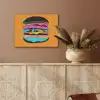 Hamburger - Kleurrijk - Speels PET vilt klein -sfeer4