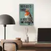 Roodborstje - Vogel - Blauw - Decoratie plexiglas 5mm klein -sfeer6