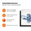 Schots - Kasteel - Blauw - Aquarel Inductie beschermer vinyl 3mm klein -zzzzzzz-td-ups
