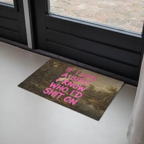 Klassiek - Humor - Roze Deurmat klein -sfeer2
