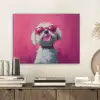 Pink - Hond - Bubbel PET vilt klein -sfeer1