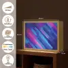 Lijnen - Abstract - Patroon - Donkerblauw Light Box met batterij (Wandlamp kind) middel -USP_websiteoverzichtNL