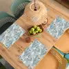 Wolken - Kraanvogels - Blauw Placemat vinyl groot 368 -zzsfeer5_Kitchenyeah-website