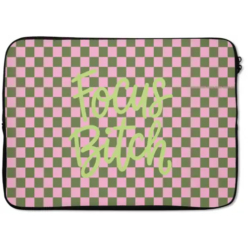 Focus - Vakken - Roze laptophoes neopreen klein -zkaufland3dotto