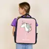 Quote - Meisjes - Eenhoorn - Roze - I was born a Unicorn Rugzak - Zwart middel -sfeer5