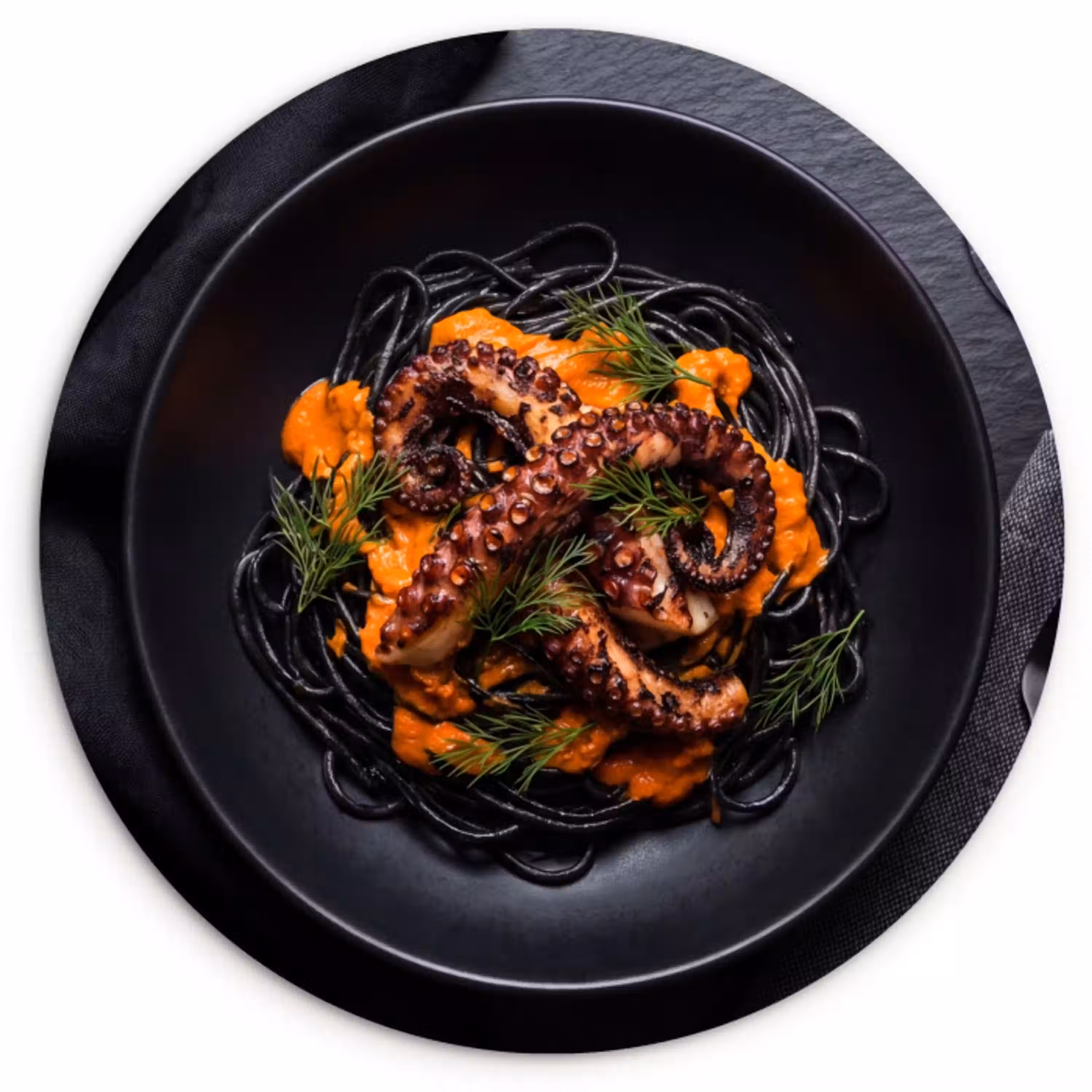 Eten - Octopus - Modern Wandcirkel plexiglas klein -3d