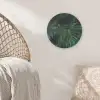 Monstera - Bladeren - Tropical Akoestische PET Vilt - Rond klein -sfeer4