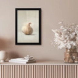 Knoflook - Natuurlijk - Beige fotolijst zwart zonder passe partout klein -sfeer5