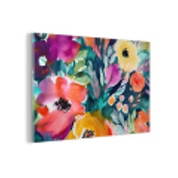 Bloemen - Olieverf - Kunst - Natuur plexiglas 5mm klein -z3d