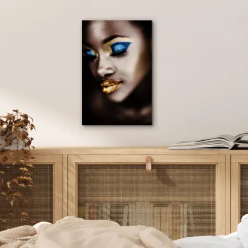 Black and Gold - Vrouw - Make up aluminium wit klein -sfeer3