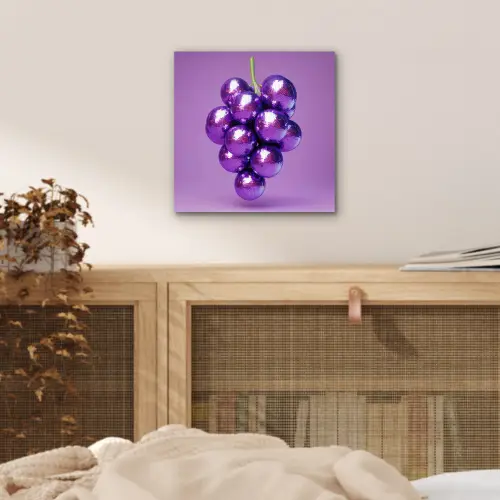 Druif - Disco - Glitter - Paars aluminium wit klein -sfeer3