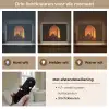 Moskee - Oranje lucht - Islamitisch Light Box met batterij (Wandlamp) middel -USP_lichtkleurNL