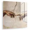 Adam - Michelangelo - Schilderij - Creation of Adam plexiglas 5mm klein -zzzproduct_nieuw