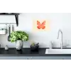 Vlinder - Minimalistisch - Roze Muursticker klein -keuken