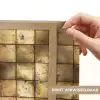 Geometrisch - Tegels - Goud Light Box met batterij (Wandlamp) middel 907 -USP_websiteprintNL