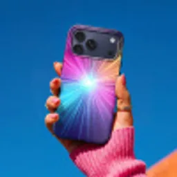Abstract - Light - Burst - Modern - Colorful Toughcase MagSafe Apple iPhone 17 Pro Max klein -Sfeer1V