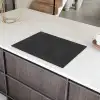 Donkergrijs - Asfaltstructuur - Ruw Inductie beschermer vinyl 3mm klein 276 -sfeer8