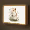 Hamster - Bloemen Light Box met batterij (Wandlamp kind) middel -z3d_website