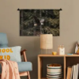Zeearend - Vliegen - Bos - Natuur Wandkleed katoen klein -wsfeer4_kind