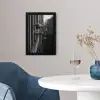 Wijnfles - Glas - Handen - Raam fotolijst zwart zonder passe partout klein -sfeer4