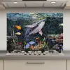 Mozaïek - Walvis - Koraal - Water keuken achterwand spatscherm klein -3d_website