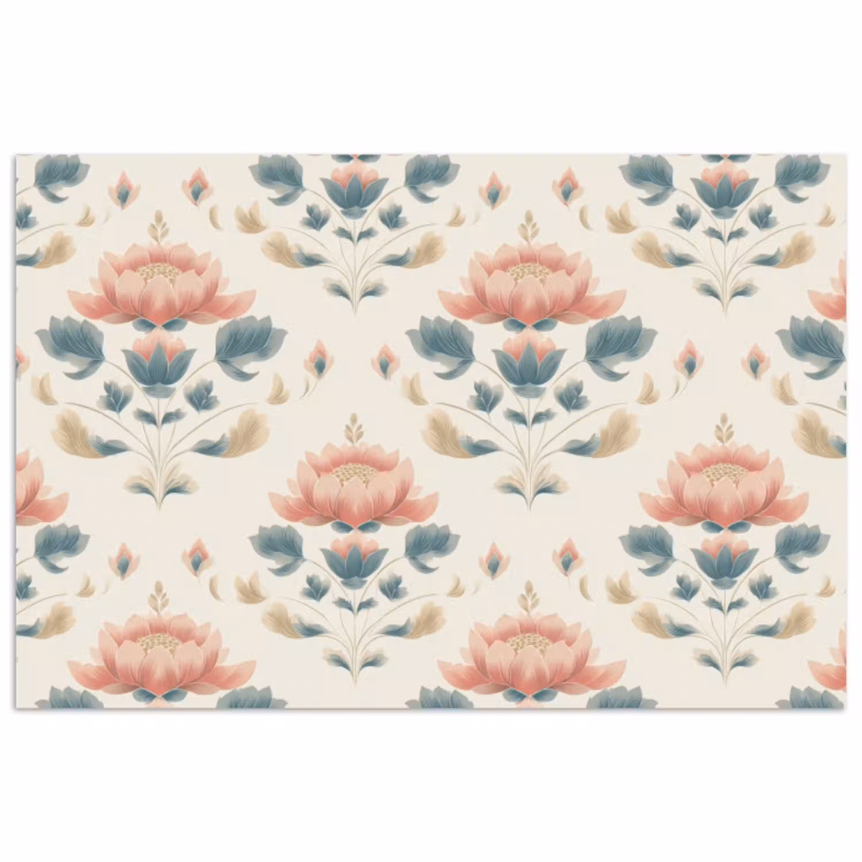 Lotus - Bloemen - Roze poster papier klein 62 -3d