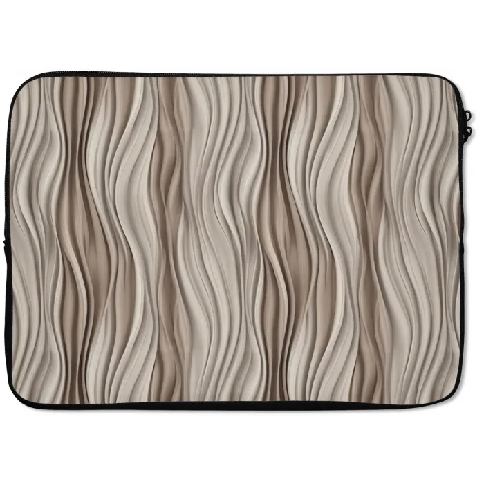 Golven - 3D - Crème laptophoes neopreen klein 279 -zkaufland3dotto