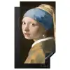 Meisje met de Parel - Schilderij van Johannes Vermeer Inductie beschermer vinyl 3mm middel -3d