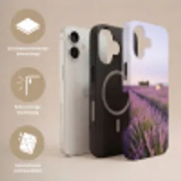 Lavendel - Landschap - Sereen - Paars Toughcase MagSafe Apple iPhone 17 klein -USP_Lagen_NL