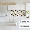 Tulpen - Patroon - Zwart keuken achterwand 2 middel 871 -sfeer4_NL