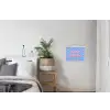 Sweet dreams - Vierkanten - Roze - Blauw textielposter latten blank klein -woonkamer