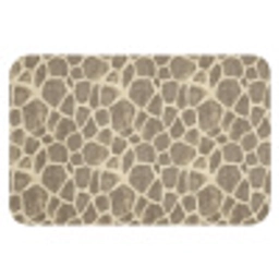 Giraf - Patroon - Beige - Bruin Badmat klein 997 -3d