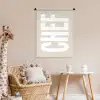 Wit - Chef - Decoratie - Japandi Wandkleed katoen klein -wsfeer5_kind
