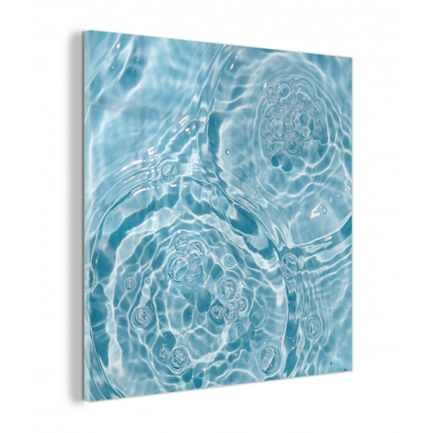 Water - Blauw - bubbels plexiglas 5mm klein -z3d