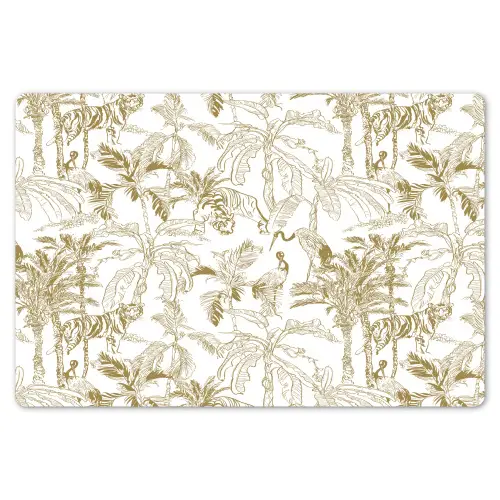 Tijger - Oerwoud - Beige Placemat vinyl groot 368 -zzsfeer1_Kitchenyeah-website