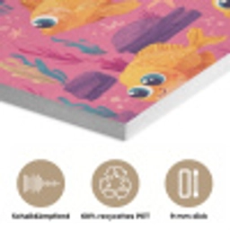 Goudvissen - Koraal - Kleurrijk PET vilt klein 837 -closeup_DE