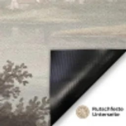 Bomen - Meer - Bergen - Illustratie Deurmat klein -antislip_DE