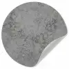 Industrieel - Beton - Patronen Wandcirkel behangsticker klein 186 -3d