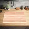 Zee - Dieren - Rood - Strepen Inductie beschermer vinyl 3mm klein 276 -sfeer5