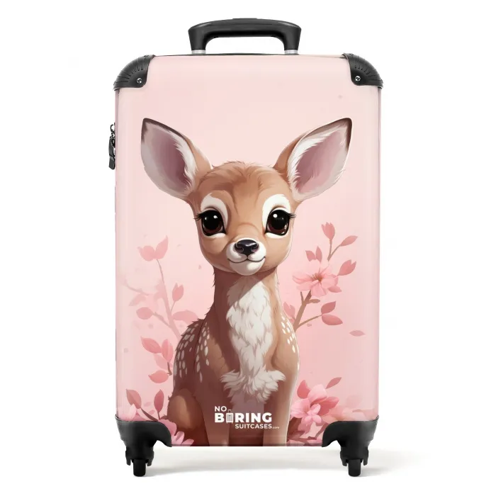 Hedwig hertje Koffer - NBS - Handbagage middel -productfoto_recht