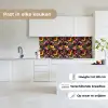 Warm - Patroon - Penseel - Viooltjes keuken achterwand 2 middel 871 -sfeer4_NL
