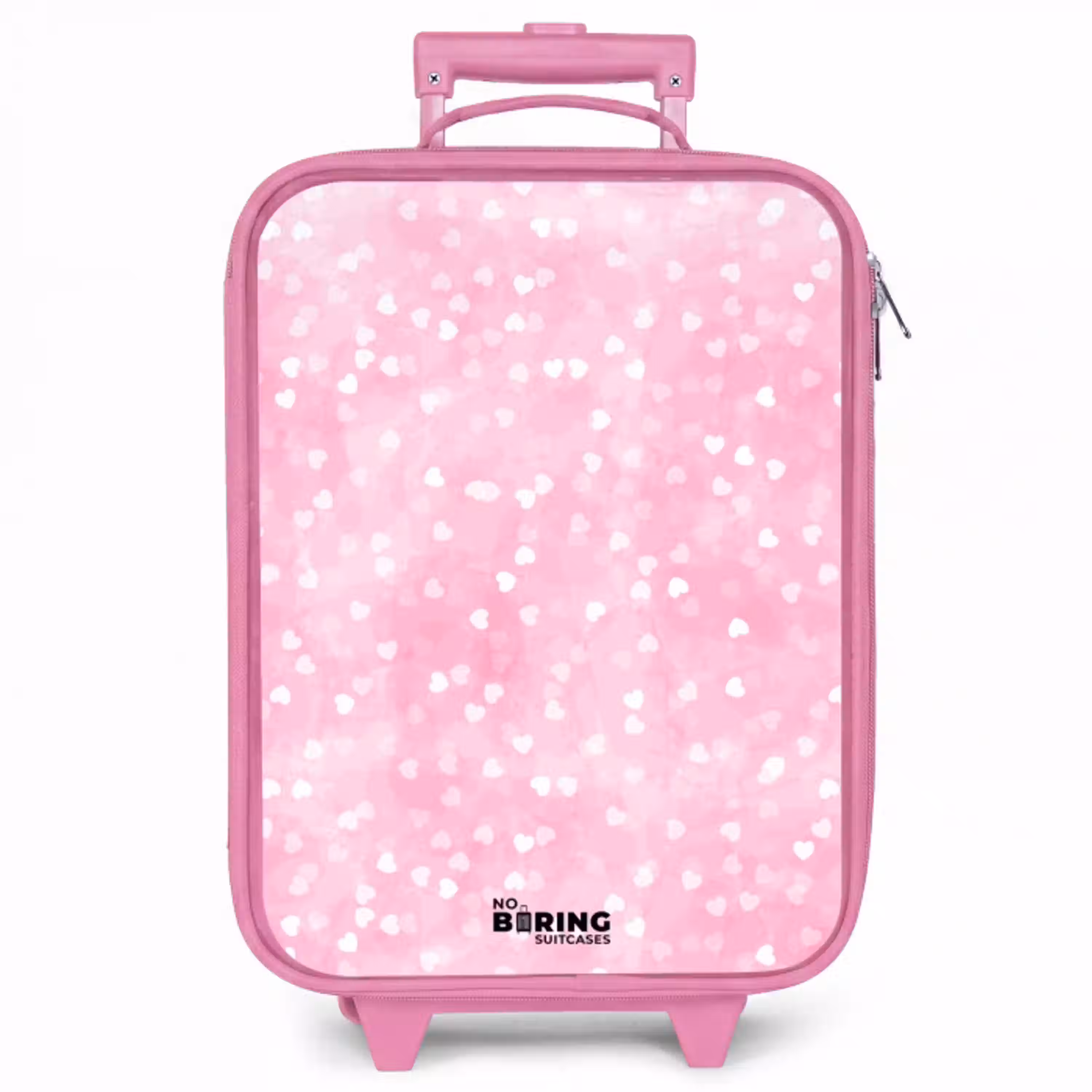 Roze glitter hartjes Kinderkoffer - Roze klein -zzz_website3d