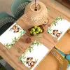Aap - Watercolor - Bladeren - Kind - Dieren Placemat vinyl groot -zzsfeer5_Kitchenyeah-website